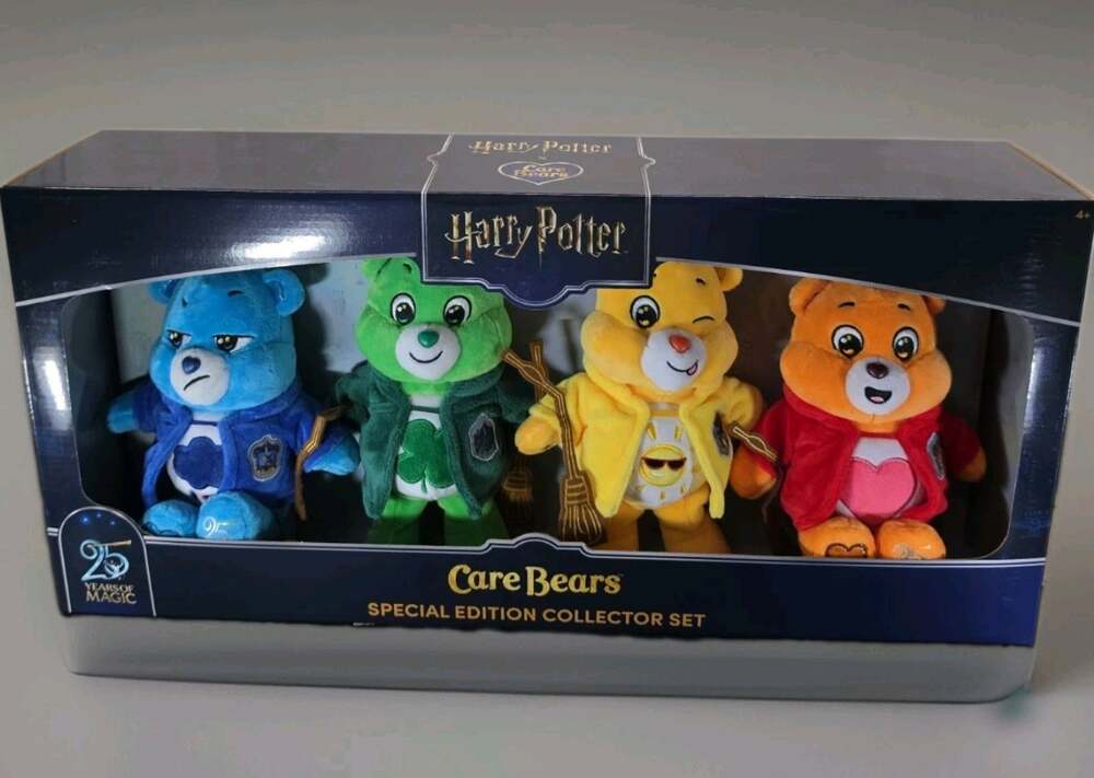 Basic Fun Harry Potter x Care Bears Collector's Edition Plush Set 14-24 in